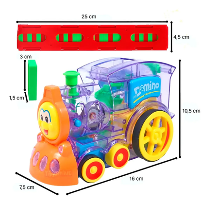 Tren de Dominó Interactivo de Colores