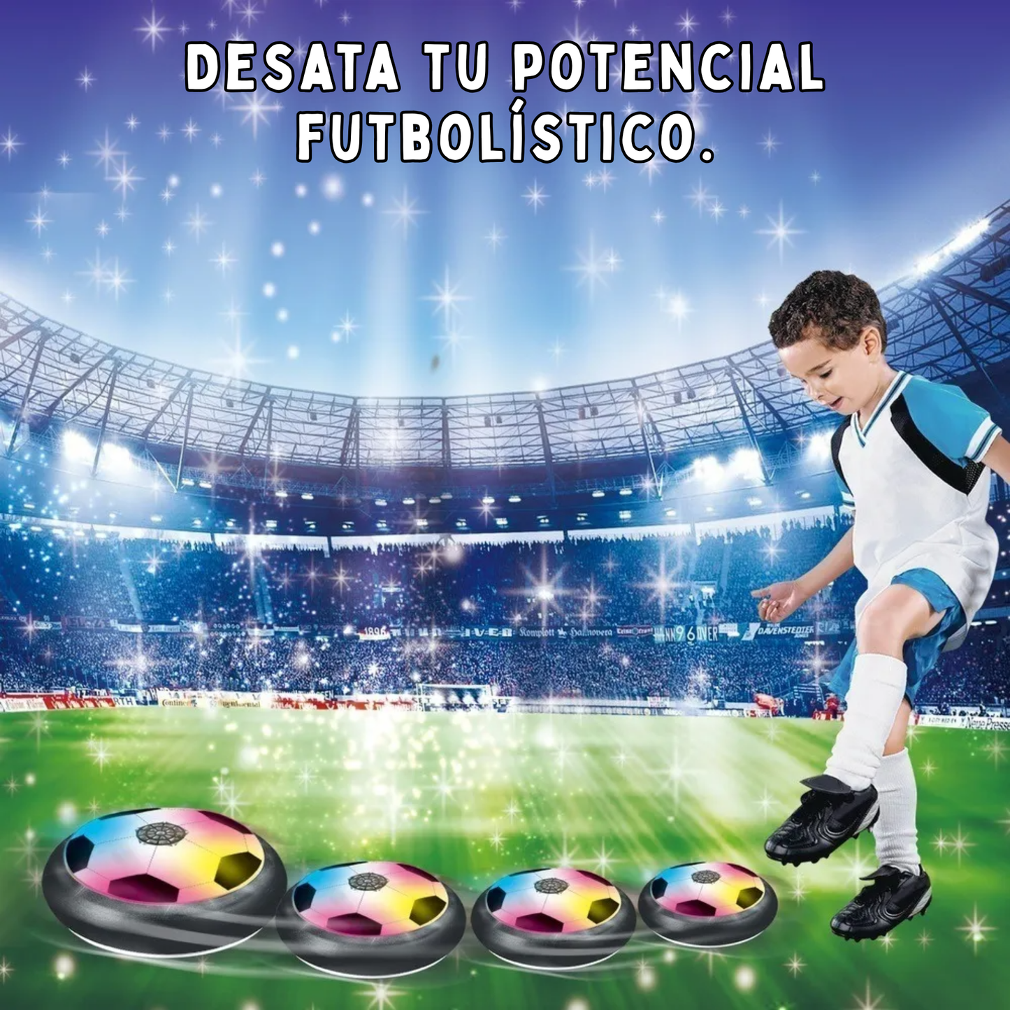 Pelota deslizante con luces led