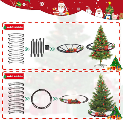 Tren de Navidad con luces y sonidos