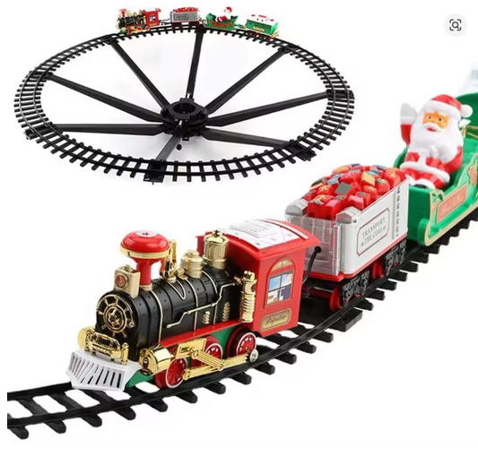 Tren de Navidad con luces y sonidos