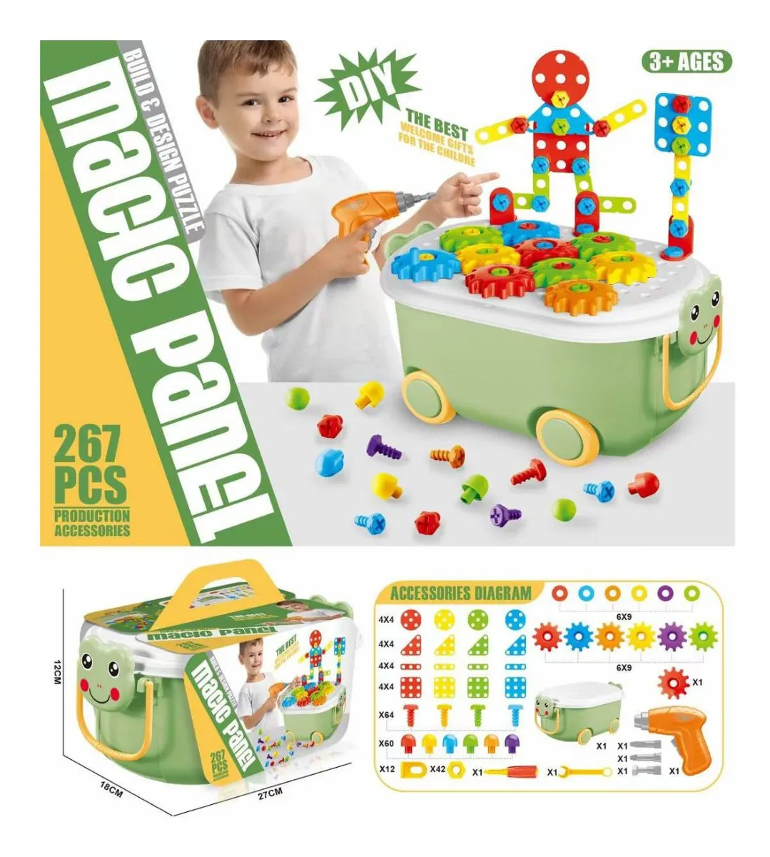 Caja de herramientas Montessori