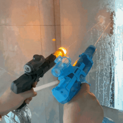 Pistola de Agua Eléctrica Automática con Luces RGB