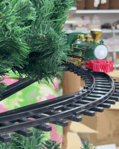 Tren de Navidad con luces y sonidos