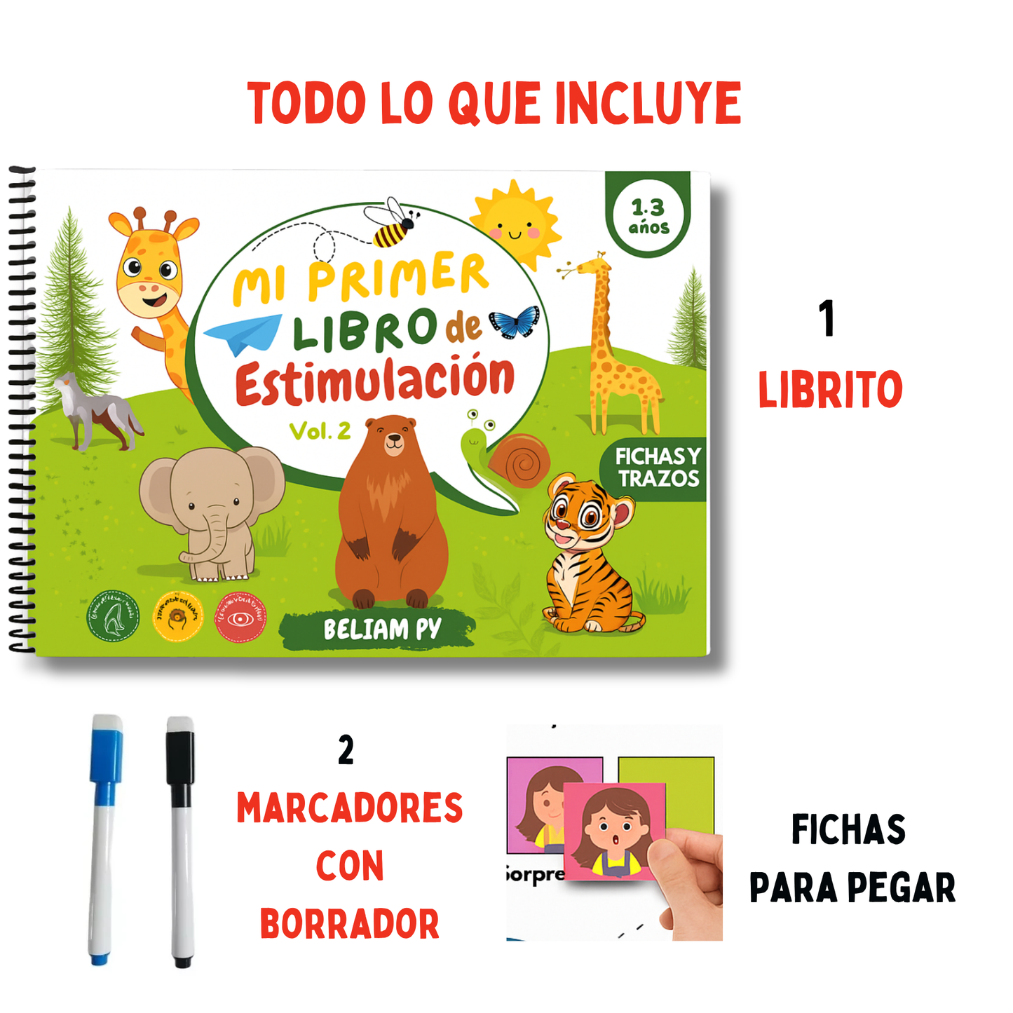 Libro de estimulación temprana Vol. 2