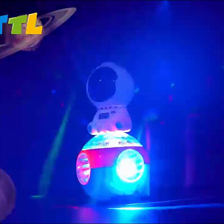 Proyector robot espacial con movimiento