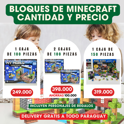 Bloques de Construcción Estilo Minecraft